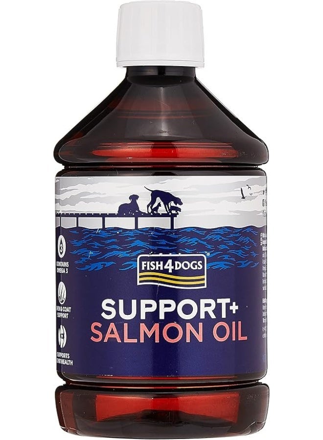 Fish4Dogs Salmon Oil Dog Supplement 500ml - Image 1